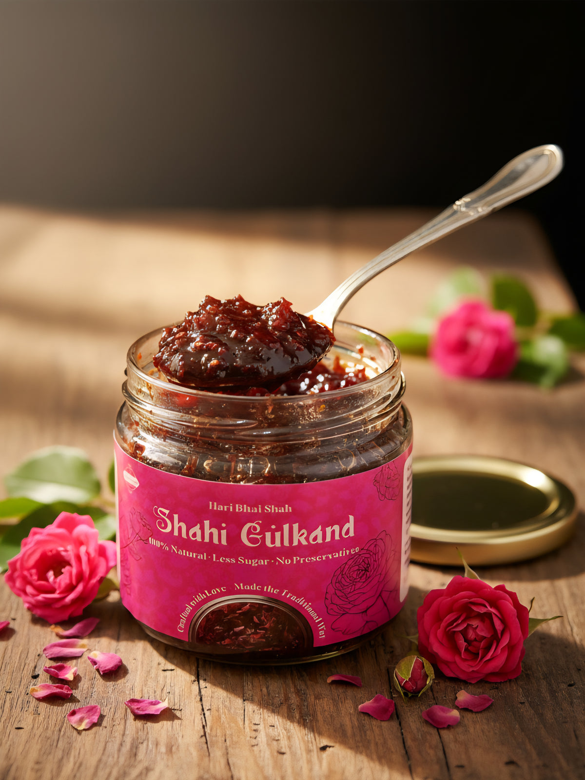Kannauj rose petals and botanical scenery