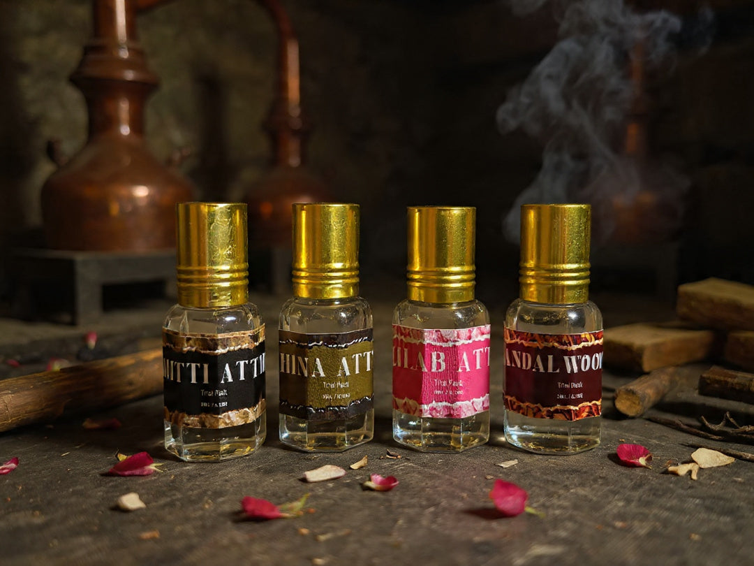 Hari Bhai Shah Trial Attar Pack — four introductory attars